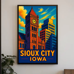 Sioux City, Iowa Poster