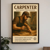 Masterful Carpentry Poster