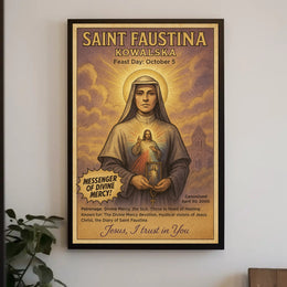 Saint Faustina Kowalska Poster PosterGoat