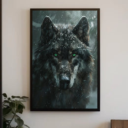 Winter Wolf Poster PosterGoat