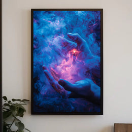 Mystical Flames Poster PosterGoat