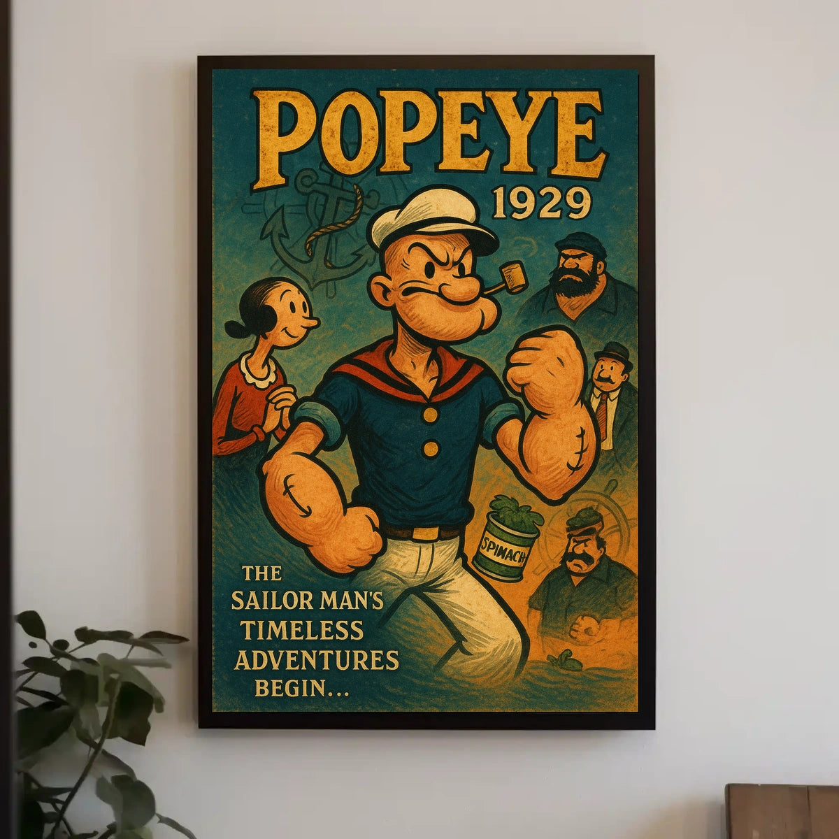 Popeye 1929 Art Poster POP-133