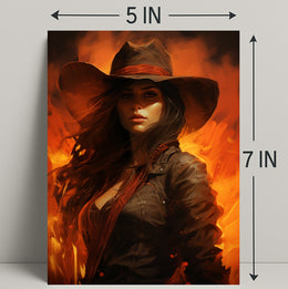 The Fiery Cowgirl Poster