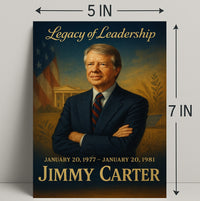 Jimmy Carter Presidential Era Wall Art Print PosterGoat