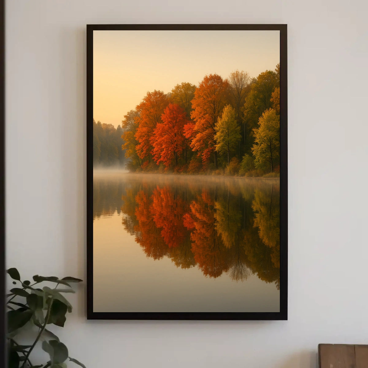 Autumn Tranquility Landscape Impressionism Cozy Poster