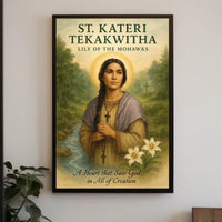St. Kateri Tekakwitha Lily Of The Poster