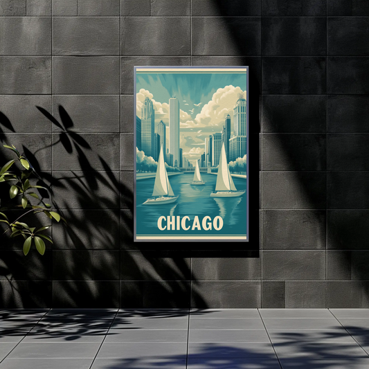 Chicago Vintage Poster