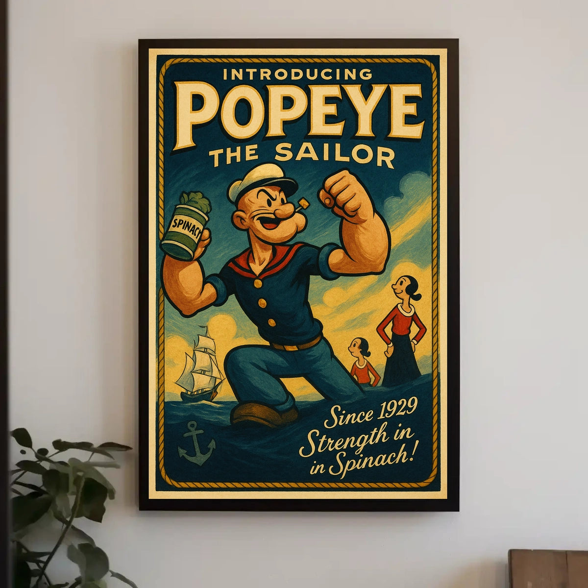 Popeye 1929 Art Poster POP-139