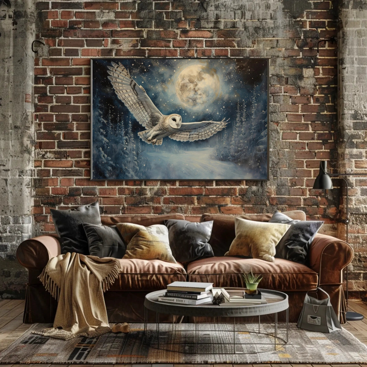 Majestic Night Flight Poster