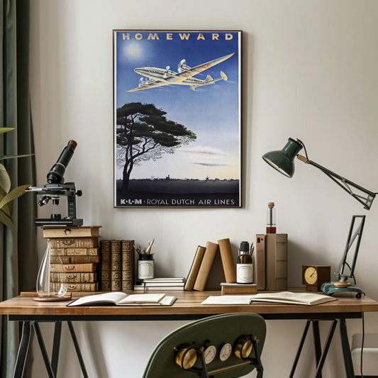 KLM Homeward Poster