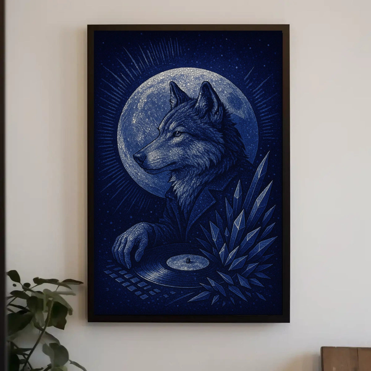The Lunar Dj Wolf Poster