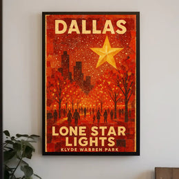 Dallas Lone Star Poster