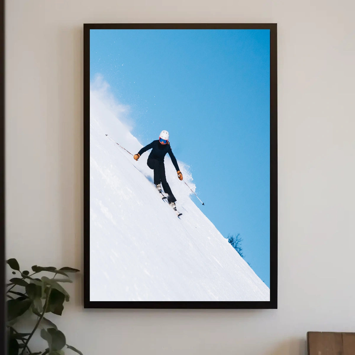 Skiing Adventure Poster