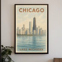 Chicago Skyline Poster