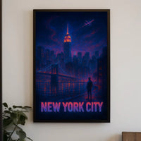 New York City Nightscape Poster