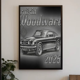 Cruisin Woodward 2025 Poster