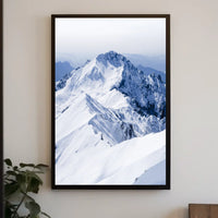 Majestic Winter Peaks Poster