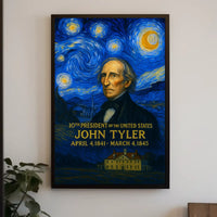 John Tyler 10th President of the United States Presidential Masterpiece Series Poster