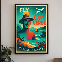 Cape Verde Travel Art Vibrant Adventure in Color Travel Poster PosterGoat