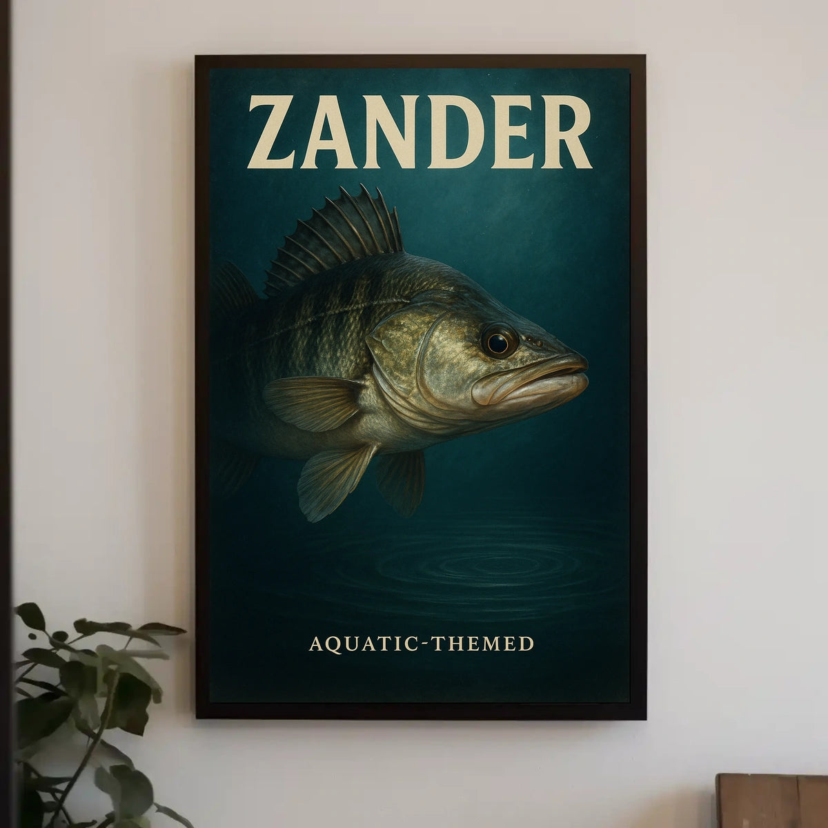 Zander Aquatic-Themed Poster