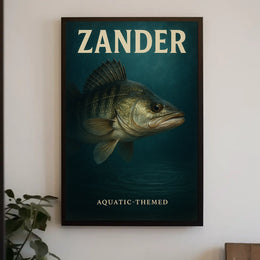 Zander Aquatic-Themed Poster