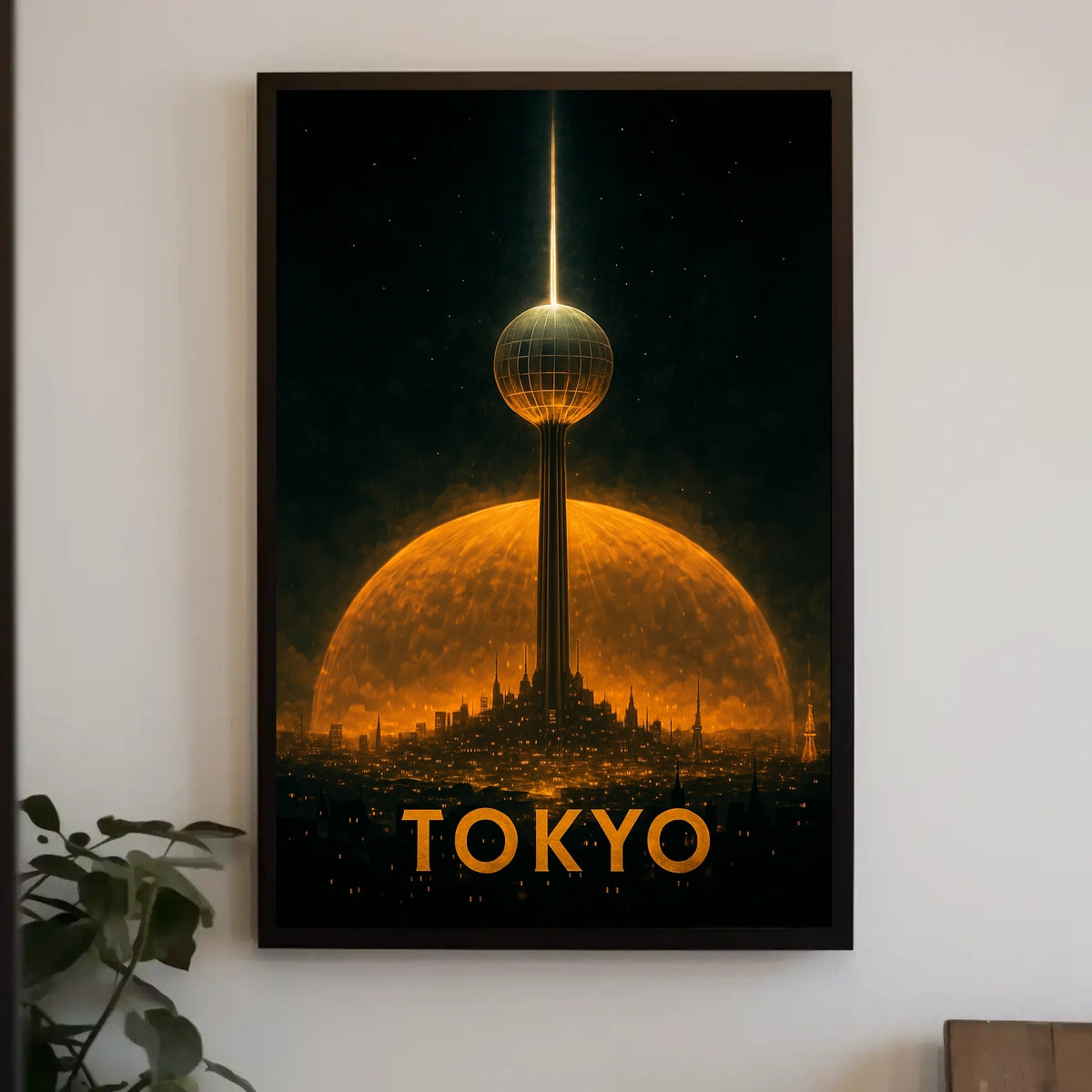 Futuristic Tokyo Poster