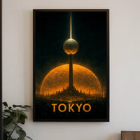 Futuristic Tokyo Poster