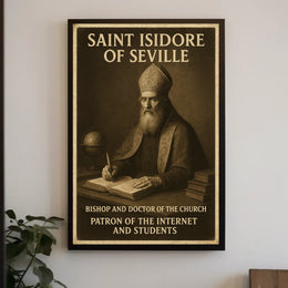Saint Isidore Of Seville Poster