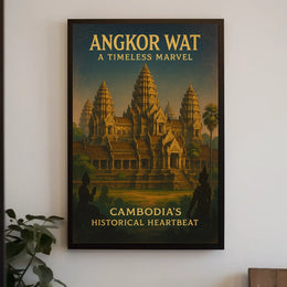 Angkor Wat A Timeless Marvel Poster