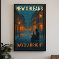 New Orleans Bayou Bright Poster