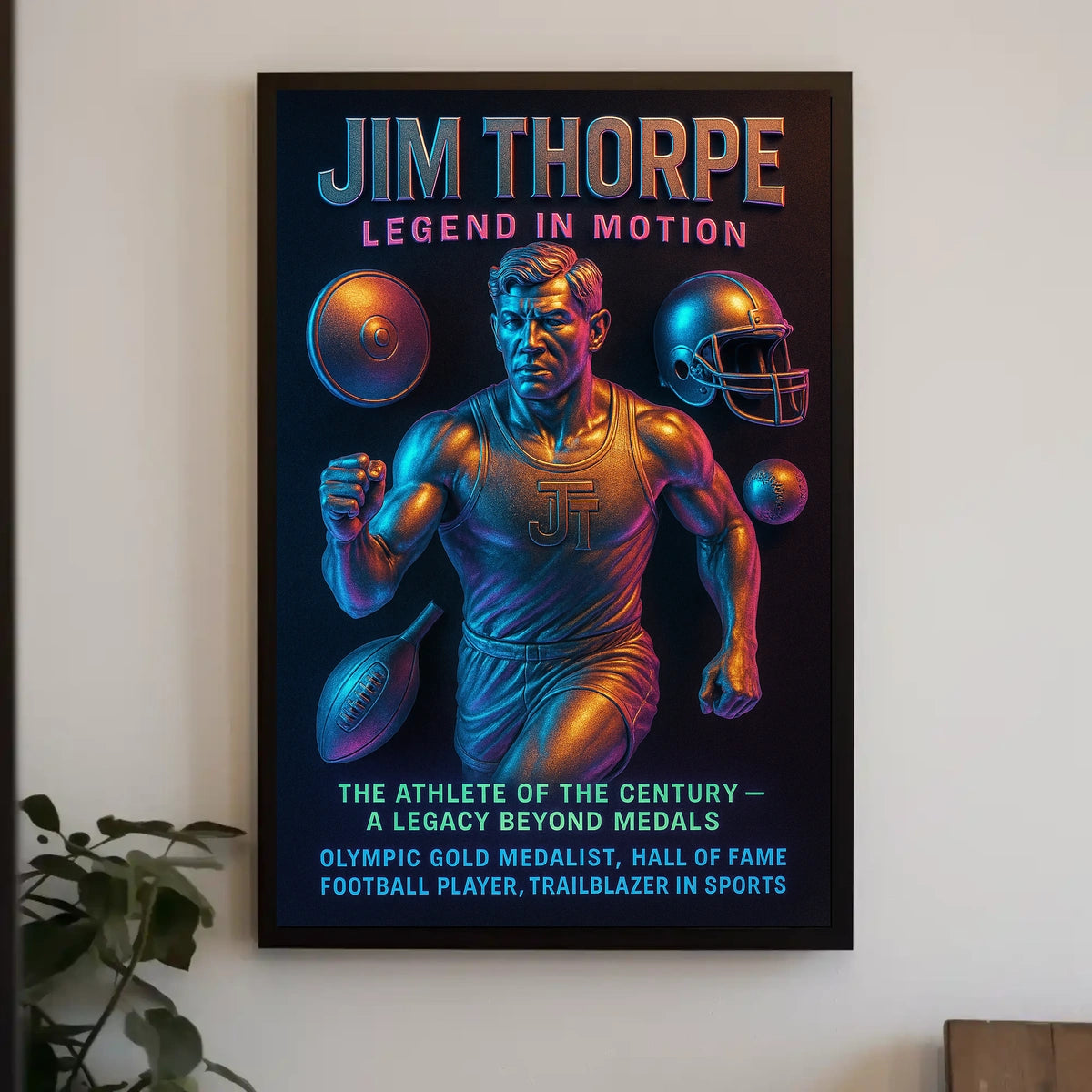 Jim Thorpe Legend in Motion Jim Thorpe Poster