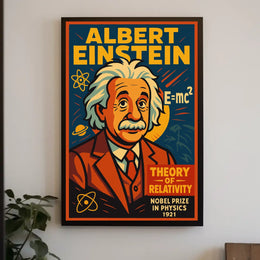 Albert Einstein Theory Of Relativity Poster