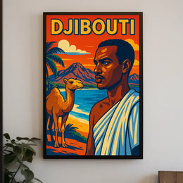 Djibouti Travel Poster
