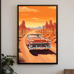 Classic Desert Drive Poster