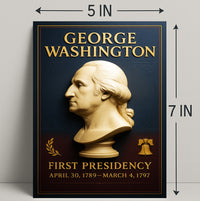 George Washington First President Poster PosterGoat