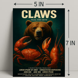 Claws Feel the Bite Vintage Poster Art PosterGoat