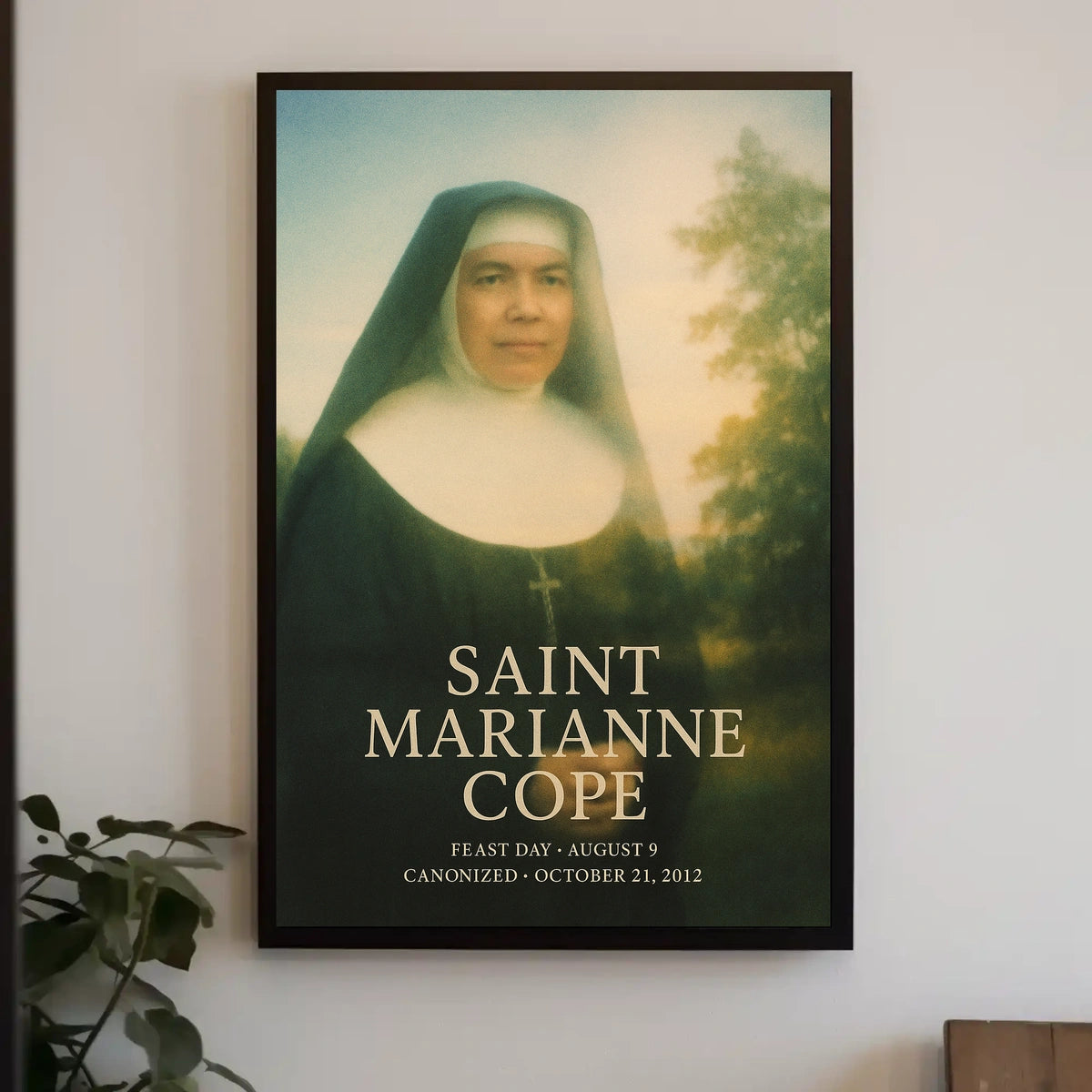 Saint Marianne Cope Poster