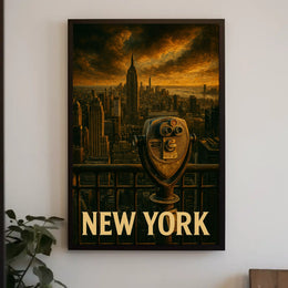 New York Skyline Poster