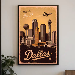 Discover Dallas Poster