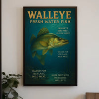 The Elusive Walleye Poster