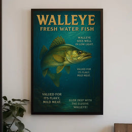 The Elusive Walleye Poster