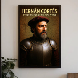 Hernán Cortés Conquistador of the New World Poster PosterGoat