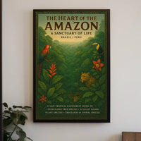 The Heart of the Amazon A Sanctuary of Life Poster