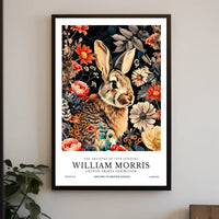 William Morris Rabbit Floral Heritage Poster