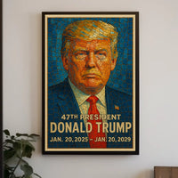 Donald Trump 47th President Poster