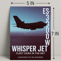 Whisper Jet Fleet Ears in the Sky Poster PosterGoat