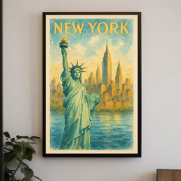New York Cityscape Poster