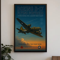 Boeing B-17 Flying Fortress Poster