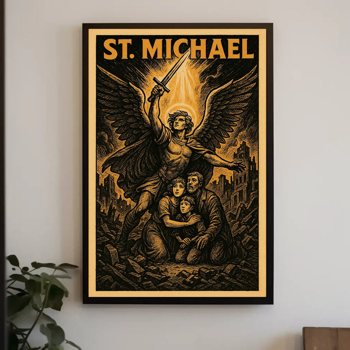 St. Michael Protector Of The People Poster