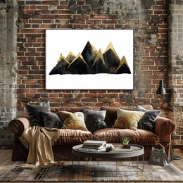 Golden Peaks Poster